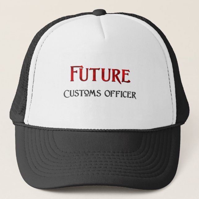 Gorra De Camionero Oficial de aduanas futuro (Anverso)