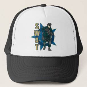 Gorra De Camionero Oficial de policía del GOLPE VIOLENTO