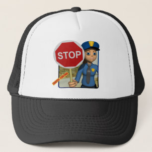 Gorra De Camionero Oficial del control de tráfico