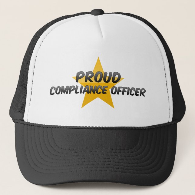 Gorra De Camionero Oficial orgulloso de la conformidad (Anverso)