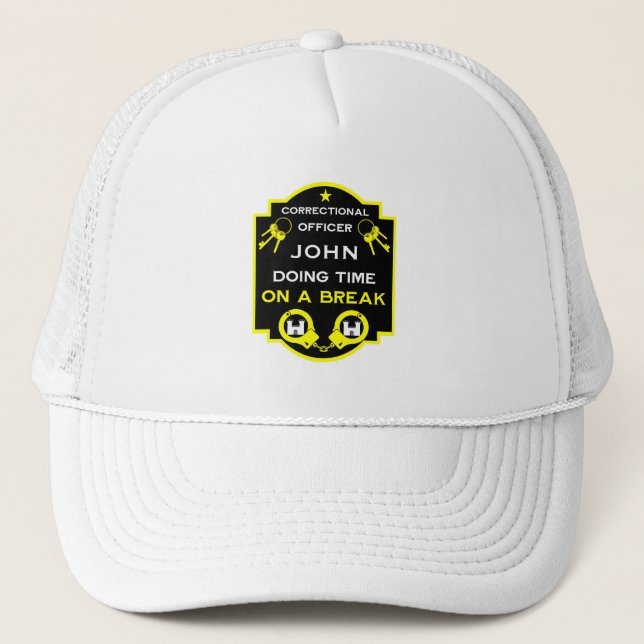 Gorra De Camionero Oficial penitenciario (Anverso)
