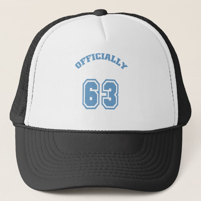 Gorra De Camionero Oficialmente 63 (Anverso)