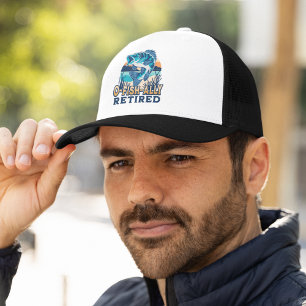 Gorra De Camionero Ofishally Retired Funny Fishing Lovers