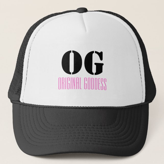 Gorra de camionero OG Original Goddess (Anverso)