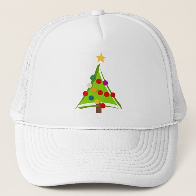 Gorra De Camionero Oh camisetas y regalos del árbol de Navidad (Anverso)