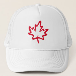 Gorra De Camionero ¡Oh Canadá! Día Big Red Canadain hoja de arce