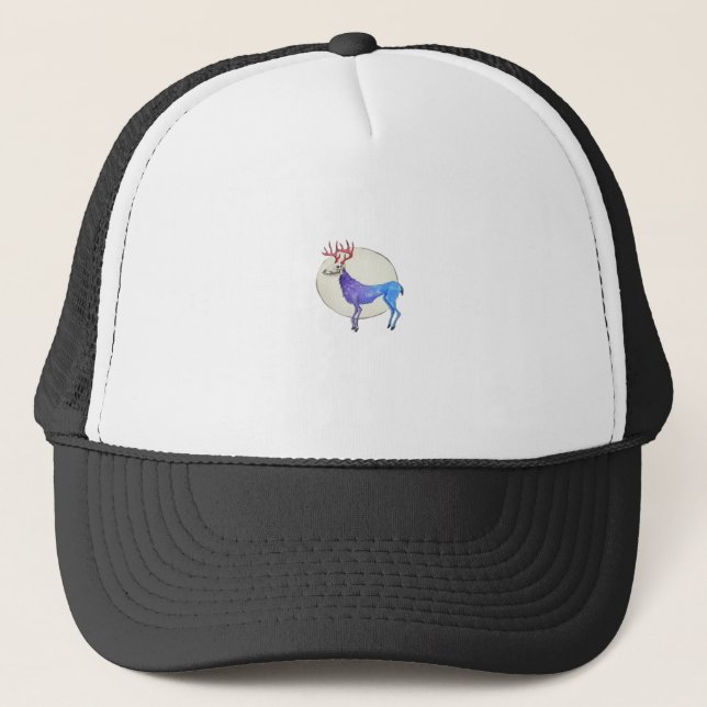Gorra De Camionero Oh Deer Clean Graphic Style  (Anverso)