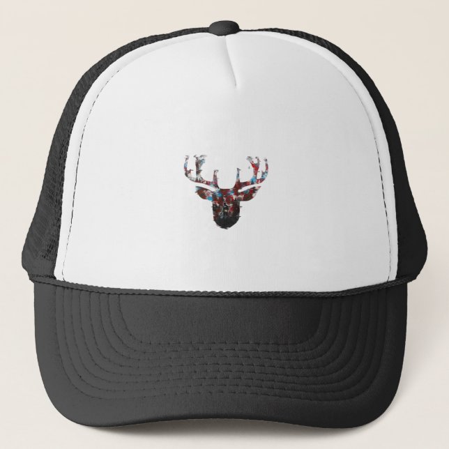 Gorra De Camionero Oh Deer Estilo Mínimo  (Anverso)