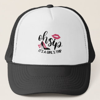 Gorra De Camionero Oh Sip, es un viaje de Chica