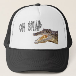 Gorra De Camionero OH SNAP - Gator enojado