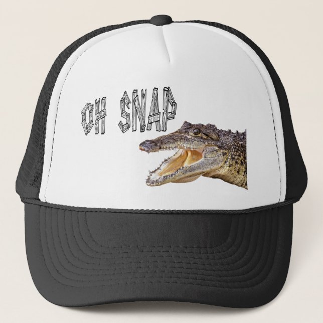 Gorra De Camionero OH SNAP - Gator enojado (Anverso)