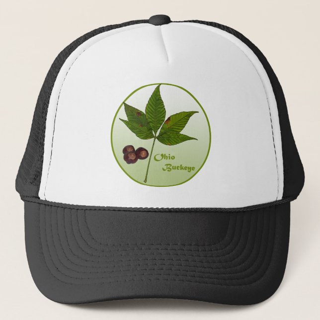 Gorra De Camionero Ohio Buckeye Tree (Anverso)