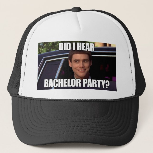 Gorra De Camionero ¿Oí la fiesta de soltero? (Anverso)