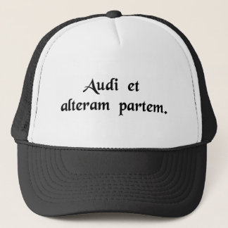 Gorra De Camionero ¡Oiga el otro lado también!