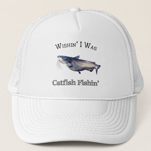 Gorra De Camionero Ojalá Fuera Pescador De Pescado (Anverso)