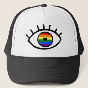 Gorra De Camionero Ojo arcoiris