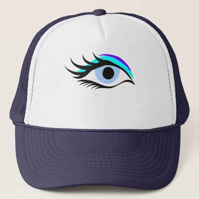 Gorra De Camionero Ojo azul (Anverso)