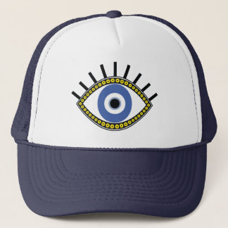 Gorra De Camionero Ojo azul, buena suerte, amuleto de los ojos malvad