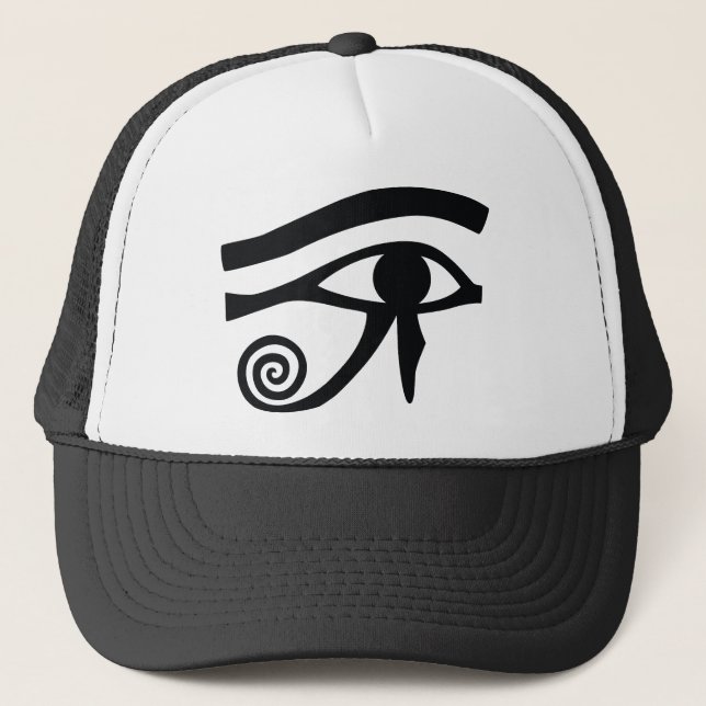 Gorra De Camionero Ojo de Horus jeroglífico (Anverso)
