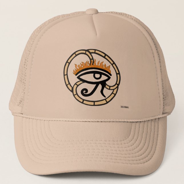 Gorra De Camionero Ojo de Horus (oro) (Anverso)