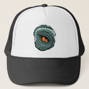 Gorra De Camionero Ojo de reptil depredador primitivo