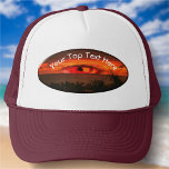 Gorra De Camionero Ojo del atardecer 2106<br><div class="desc">Pintando el Personalizar de la colección "Sunset Eye 2106" de este gorra para promocionar, alentar o simplemente para mantener el sol fuera de sus ojos. ¡Los gorras personalizados son la forma perfecta de satisfacer todas estas necesidades y más y crear un accesorio esencial que nunca dejarás atrás! Personalice en la...</div>