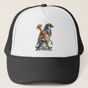 Gorra De Camionero Ojo del Sol - El Halcón Eterno del Desierto 