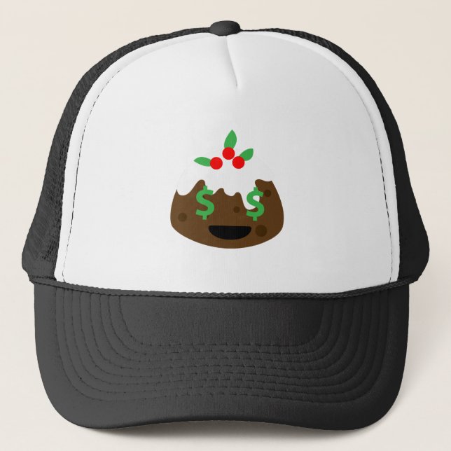 Gorra De Camionero ojos de dinero navidades pudding (Anverso)