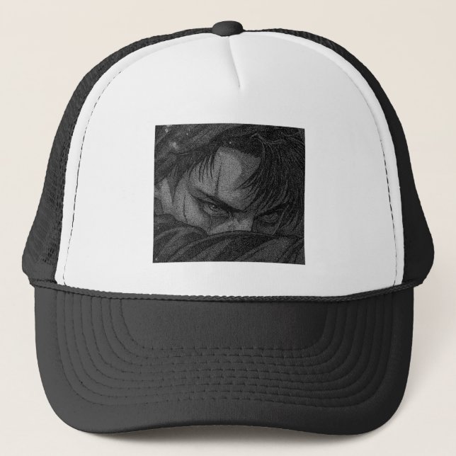Gorra De Camionero ojos oscuros (Anverso)