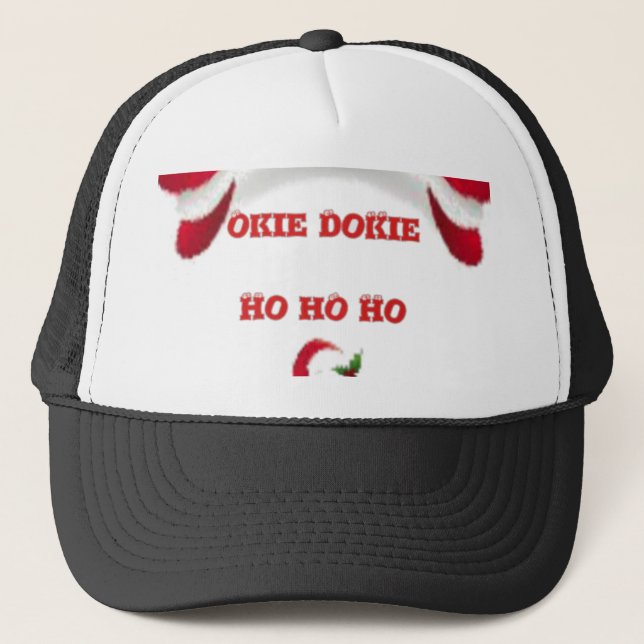 Gorra De Camionero ¡Oki Dokie Santa! (Anverso)