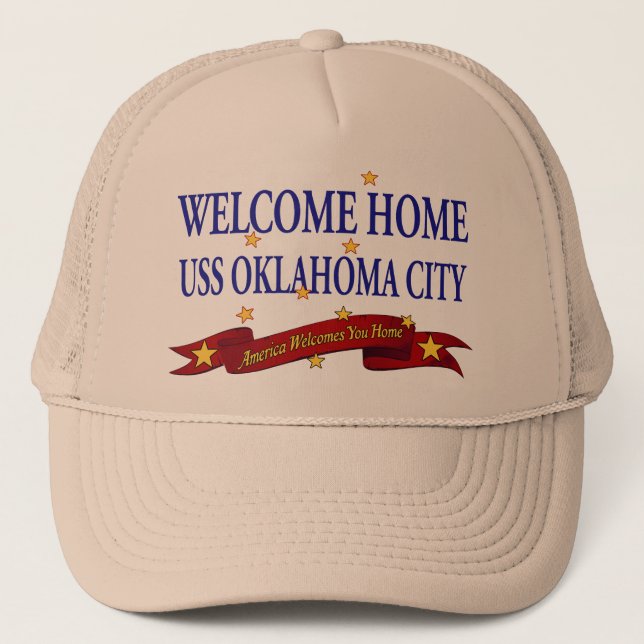 Gorra De Camionero Oklahoma City casero agradable de USS (Anverso)