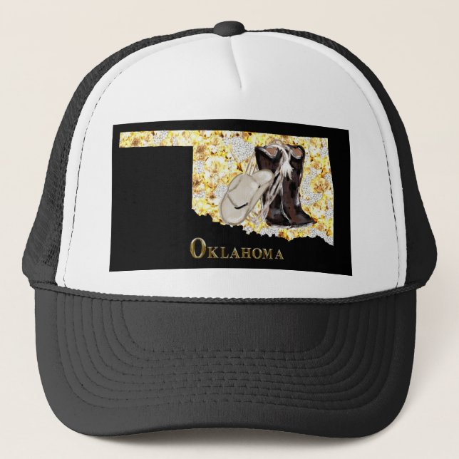 GORRA DE CAMIONERO ¡OKLAHOMA SUEÑO! (Anverso)