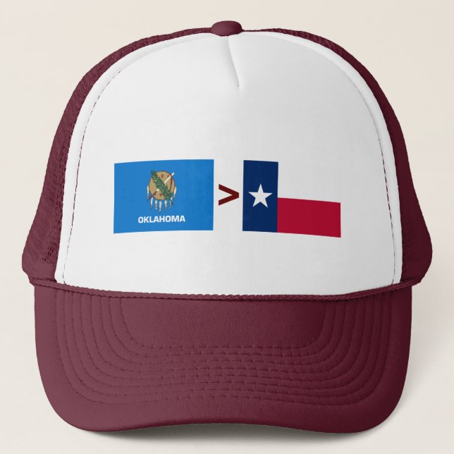 GORRA DE CAMIONERO OKLAHOMA > TEXAS (Anverso)