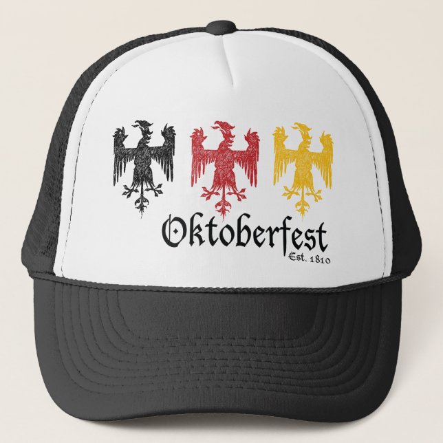 Gorra De Camionero Oktoberfest Est. 1810 (Anverso)
