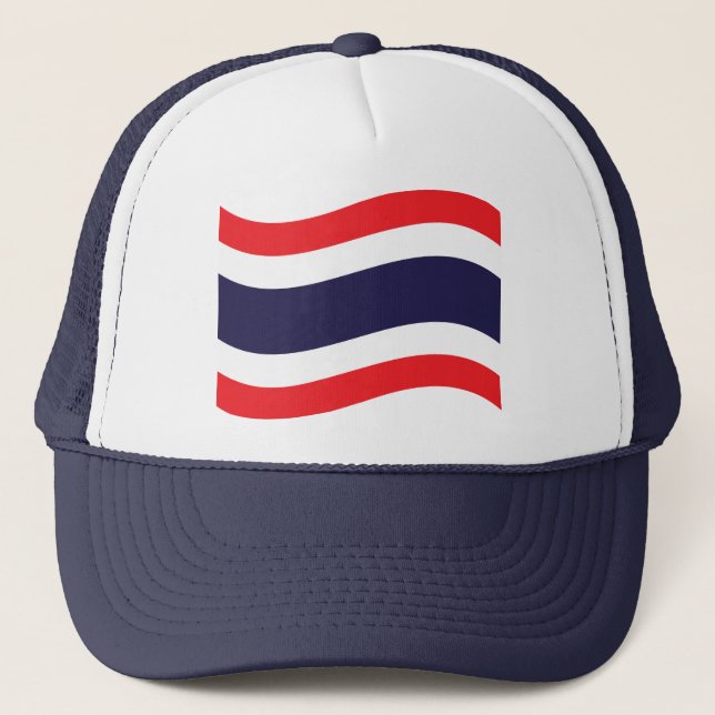 Gorra De Camionero Ola de bandera tailandesa (Anverso)