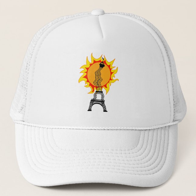 Gorra De Camionero Ola de calor europea (Anverso)