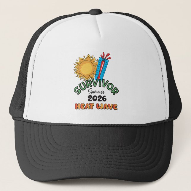 Gorra de camionero Ola de calor verano 26 (Anverso)