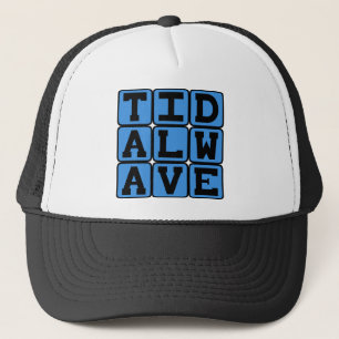 Gorra De Camionero Ola de Marea, Tsunami Violento