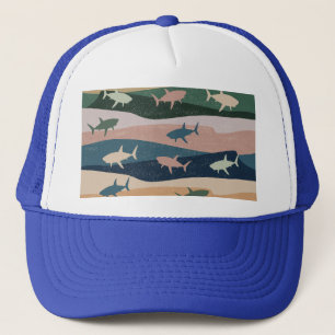 GORRA DE CAMIONERO OLA DE TIBURO DE VENTAJA