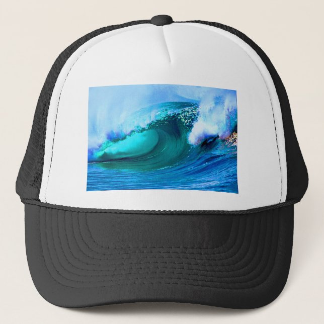 Gorra De Camionero Ola oceánica (Anverso)
