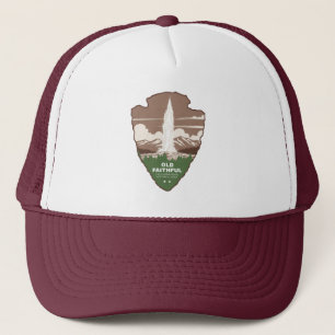 Gorra De Camionero Old Faithful Parque Nacional Yellowstone Flecha
