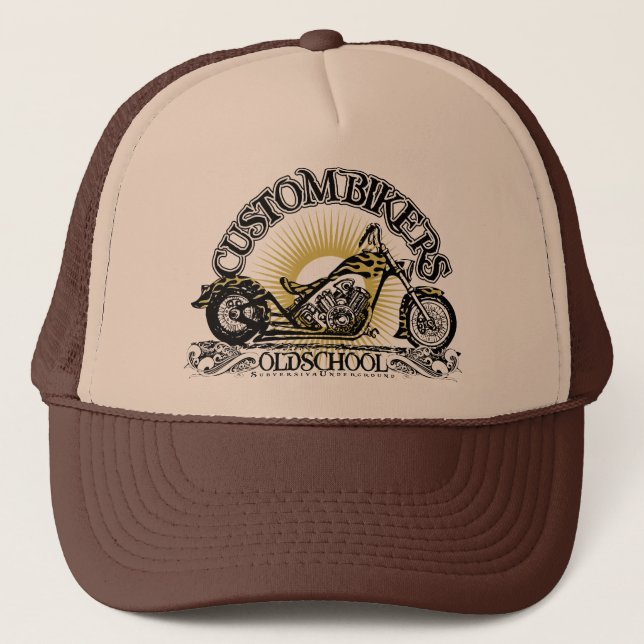 GORRA DE CAMIONERO OLDSCHOOL_FLAMES_004_02 (Anverso)