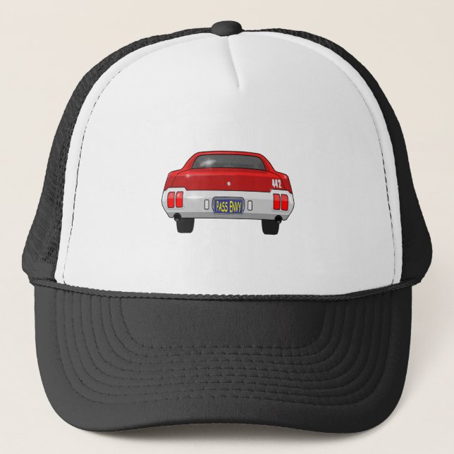 Gorra De Camionero Oldsmobile 1970 442 (Anverso)