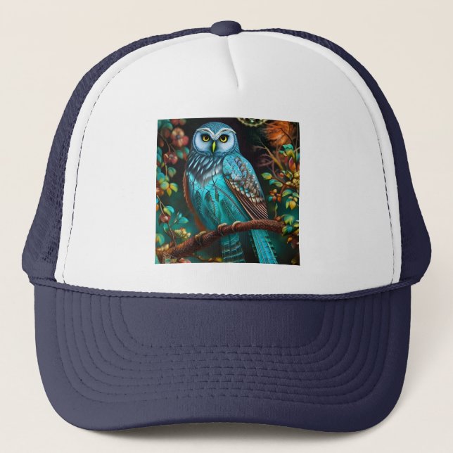 Gorra De Camionero Oleus turquesa (Anverso)