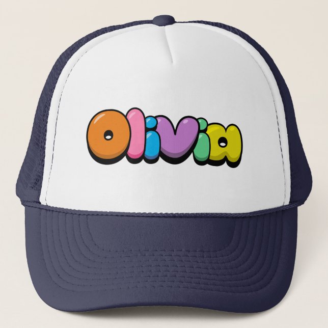 Gorra De Camionero Olivia (Anverso)