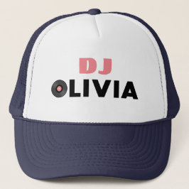 Gorra De Camionero Olivia DJ Trucker Hat