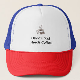 Gorra De Camionero Olivia's Dad | Custom Name Parent Gift