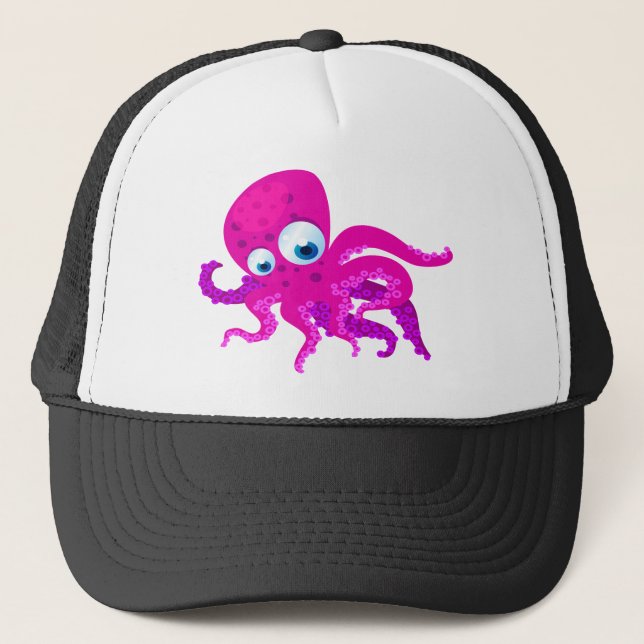 Gorra De Camionero Olly el pulpo (Anverso)