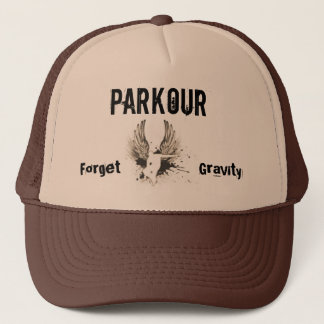 Gorra De Camionero Olvide la gravedad, Parkour