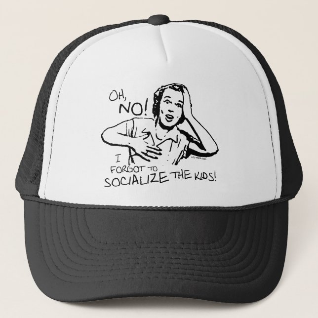 Gorra De Camionero Olvidó la socialización (Anverso)